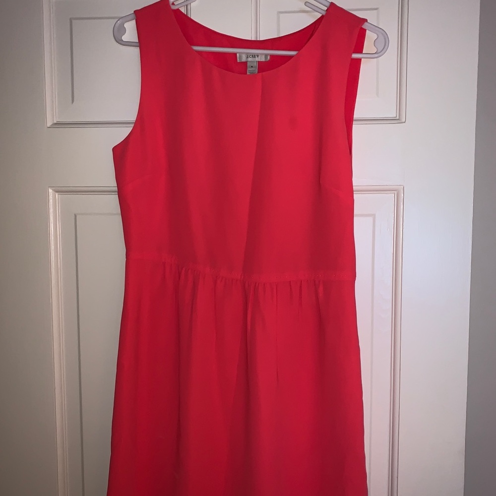 J Crew Tea Cup Dress - Fuschia